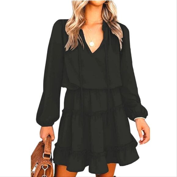 NWT BTFBM A Line Swing Tunic Mini Dress - Picture 1 of 6